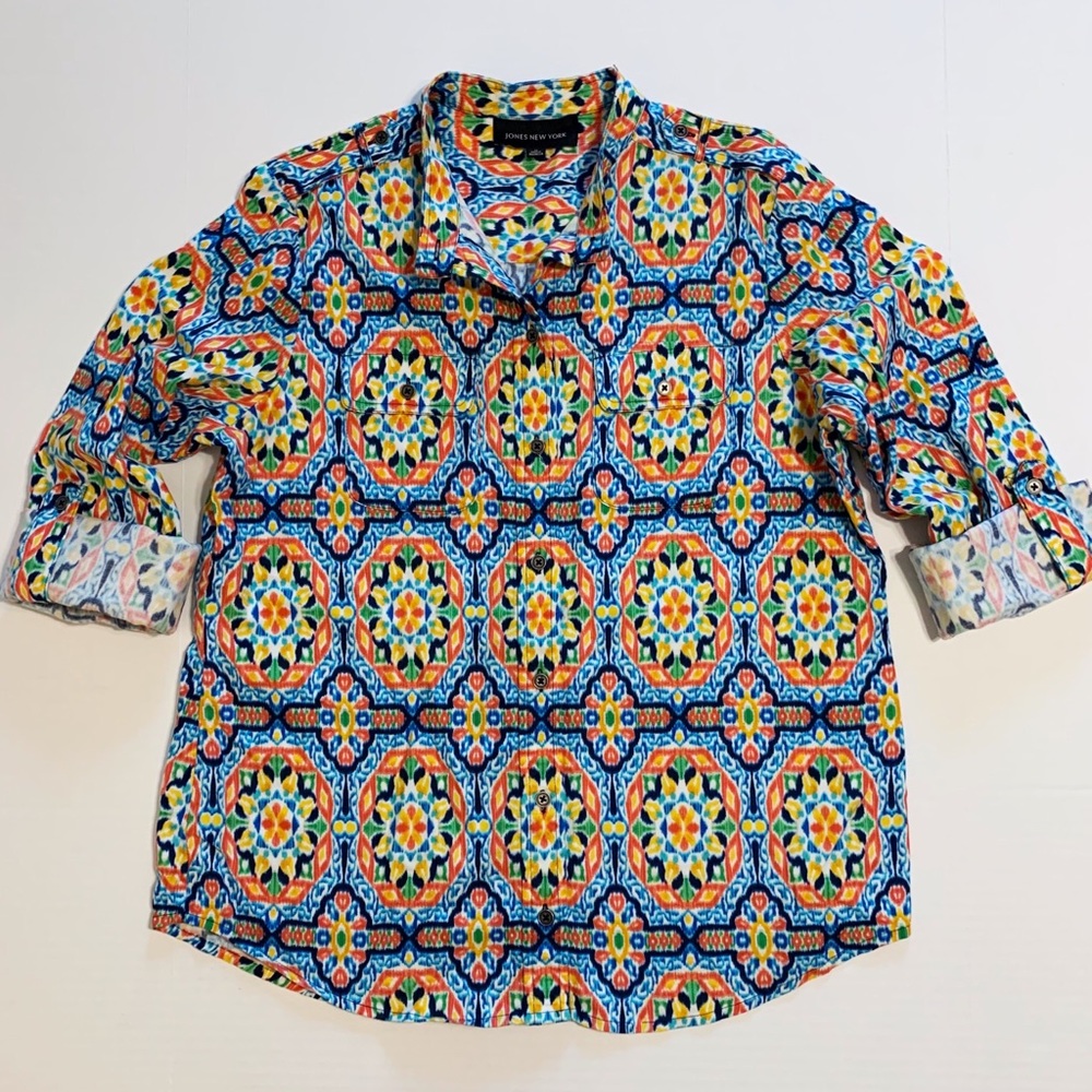 Jones New York Button Down Shirt - Picture 2 of 8